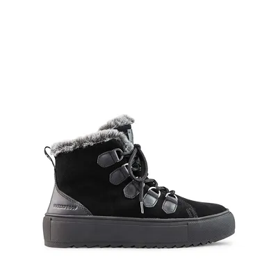 Women's Avril Suede and Leather Waterproof Winter Boots