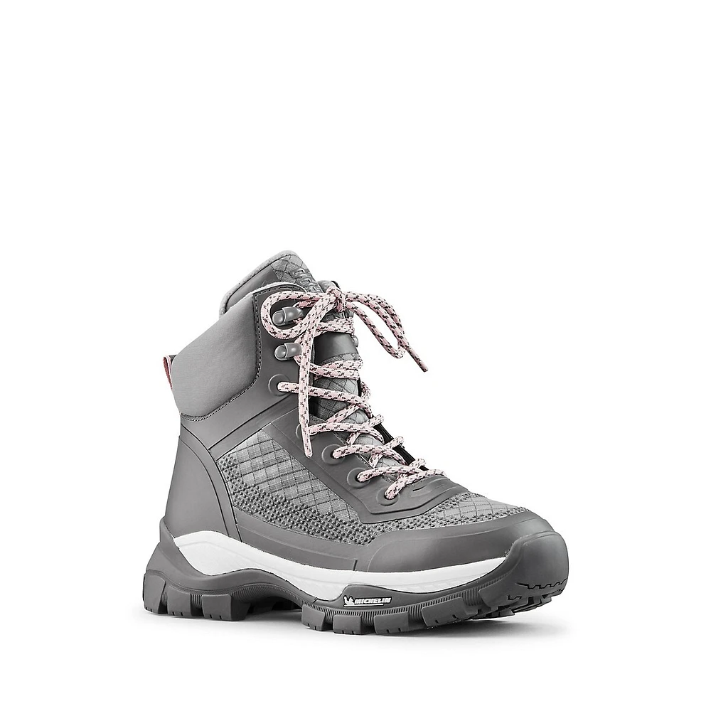 Women's Ultra Nylon Waterproof Winter Boots With Primaloft & Soles By Michelin