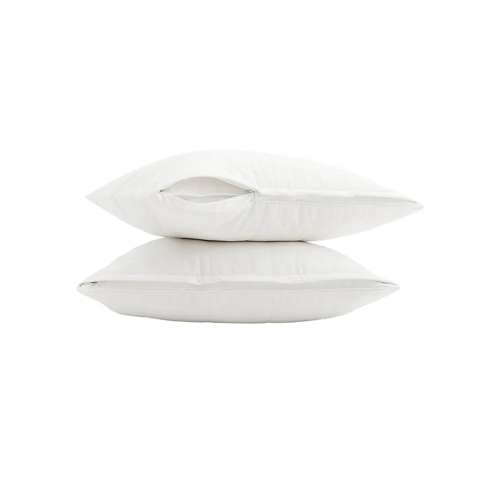 Silk-Lined Two-Pack Pillow Protector