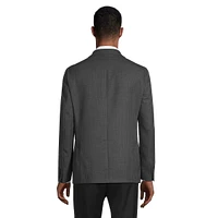 Slim-Fit Tonal Check Wool-Blend Sport Coat