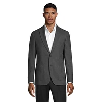 Slim-Fit Tonal Check Wool-Blend Sport Coat