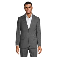 Extreme-Slim Fit Wool-Blend Neat Suit Jacket