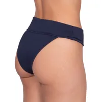 Cabo Eloise High-Rise Rib Bikini Bottoms
