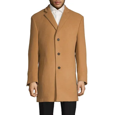 X-Fit Slim Wool-Blend Coat
