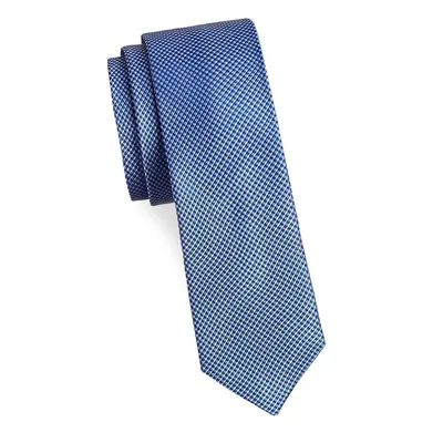 Textured Silk Slim Tie