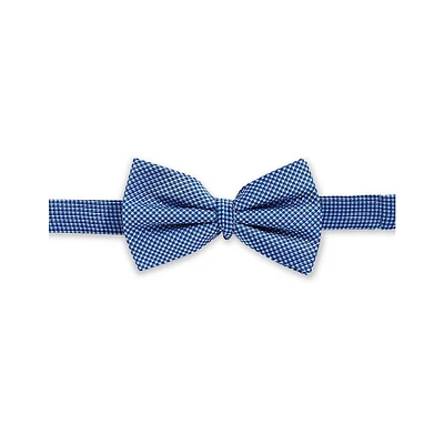 Checkered Silk Bow Tie