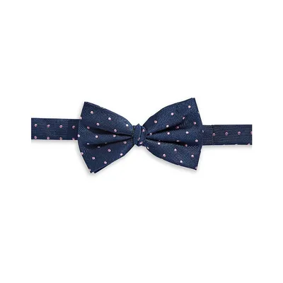 Dotted Silk Bow Tie