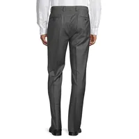 Slim-Fit Wool Flat-Front Suit Pants
