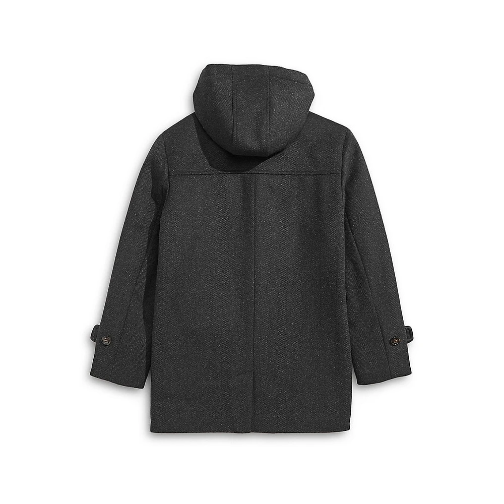 Boy's Wool-Blend Duffle Coat