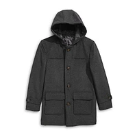 Boy's Wool-Blend Duffle Coat