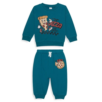 Baby's 2-Piece Themed Jogger Set