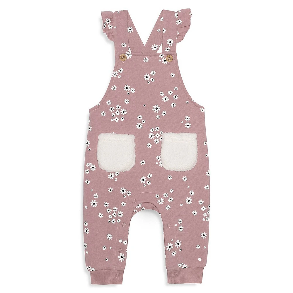 Baby Girl's 3-Piece Overall