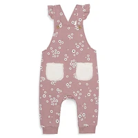 Baby Girl's 3-Piece Overall, Bodysuit & Headband Set