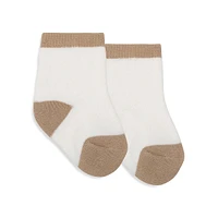 Baby Boy's 2-Piece Corduroy Playsuit & Socks Set