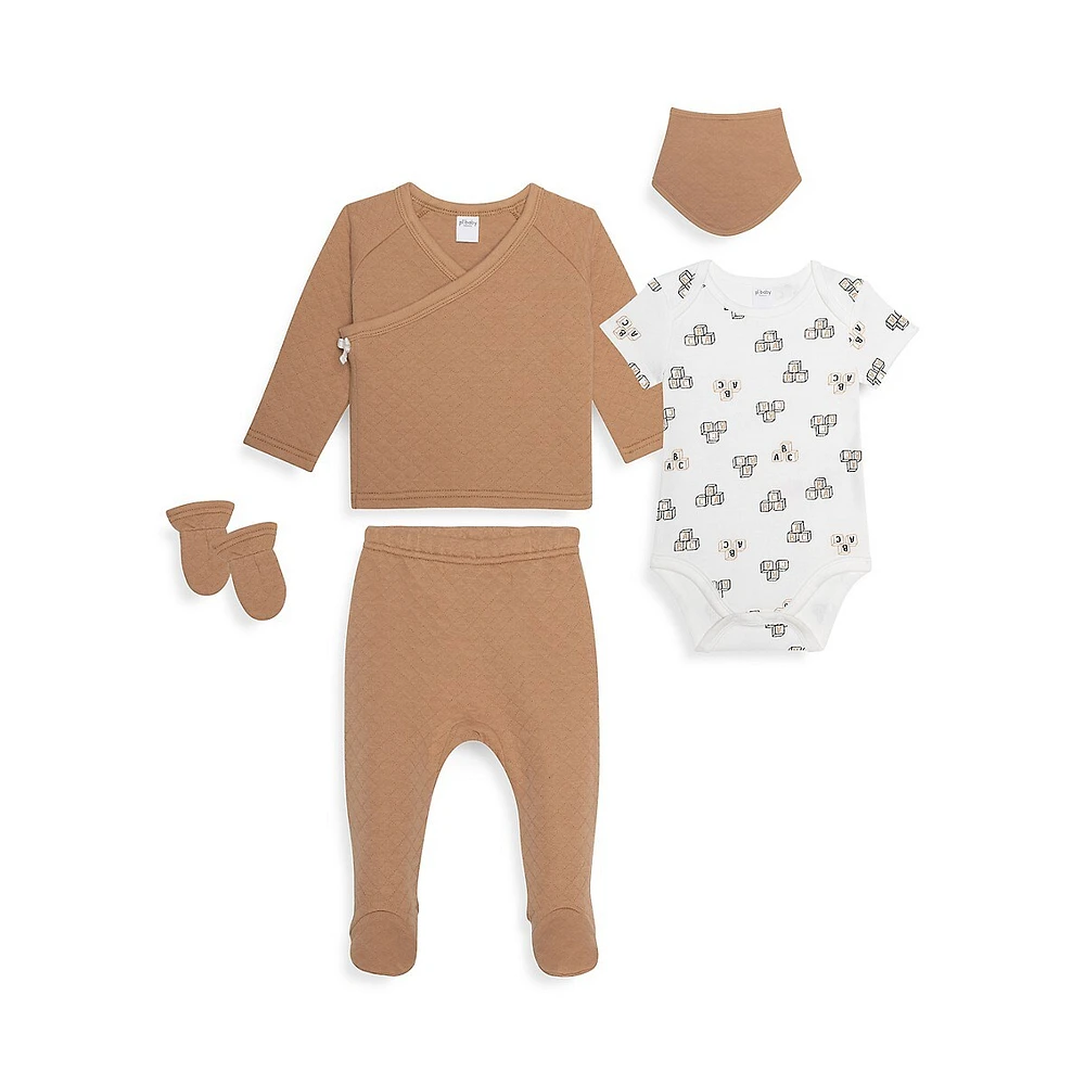 Baby Boy's 5-Piece Take Me Home Set