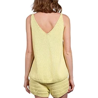 Double V-Neck Sweater Tank