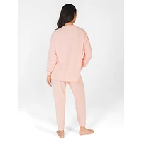 2-Piece Long-Sleeve Top & Joggers Pyjama Set