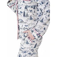 2-Piece Notch-Collar & Joggers Pyjama Set