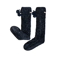 Women's Chenille Crew Slipper Socks