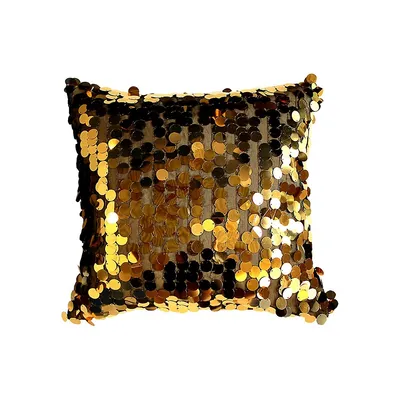 Vegas Gold Sequin Cushion