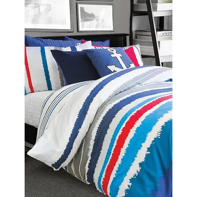 Finley 220 Thread Count Cotton 3-Piece Duvet Cover Set