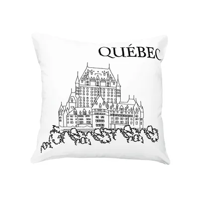 Postcard Quebec Cushion