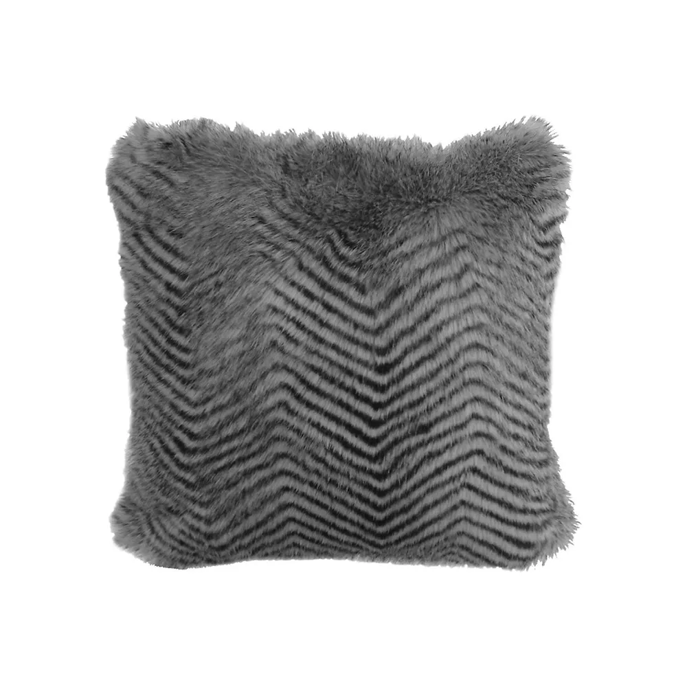 Faux Chinchilla Cushion