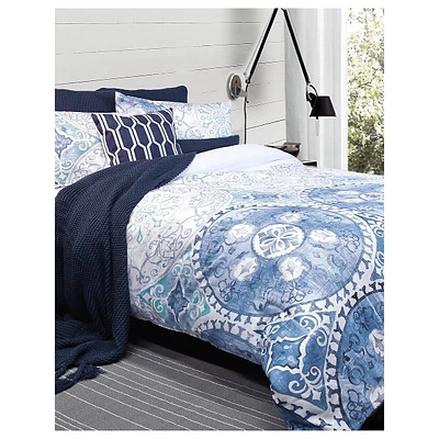 Vodena 220 Thread Count Cotton 3-Piece Duvet Cover Set