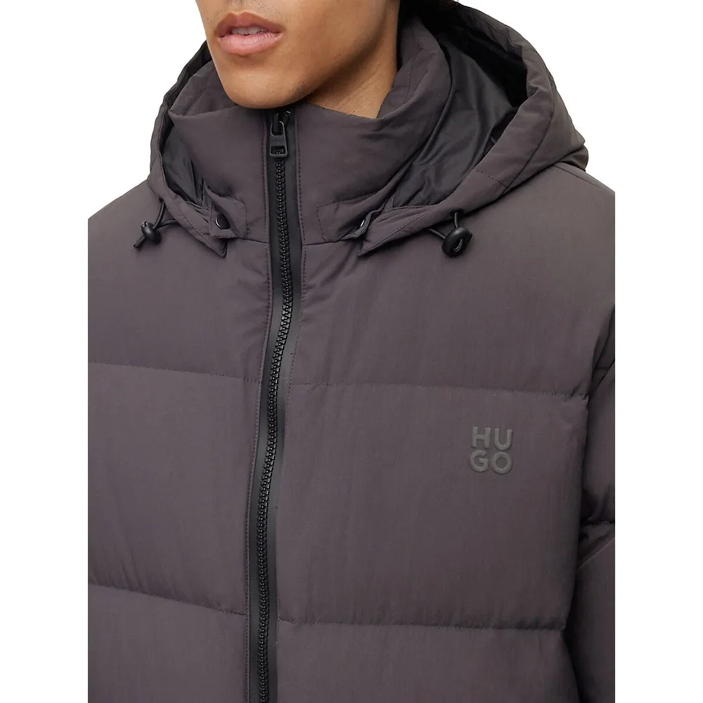 Crinkle Puffer Coat