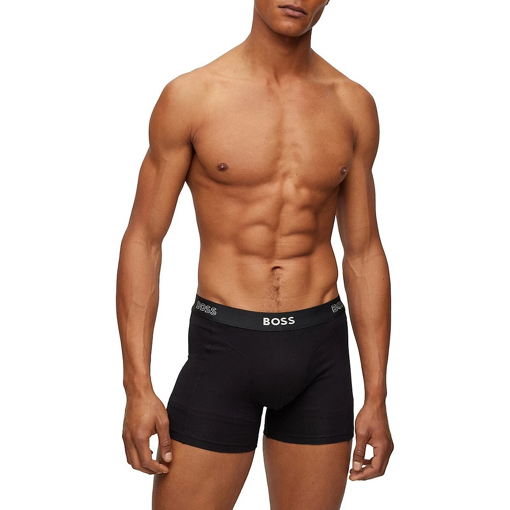 2-Pack Logo-Waistband Boxer Briefs