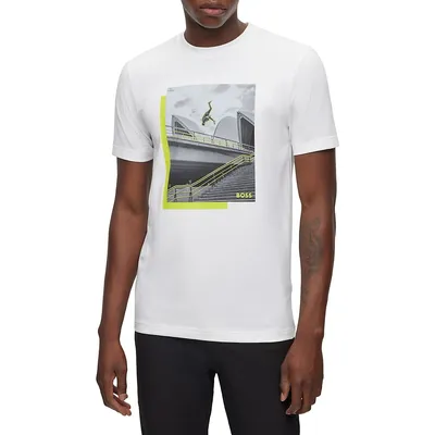 Photo-Print Jersey T-Shirt