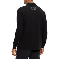 BOSS x NFL Collaborative Branding Long-Sleeved Polo Shirt