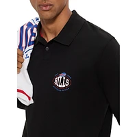 BOSS x NFL Collaborative Branding Long-Sleeved Polo Shirt