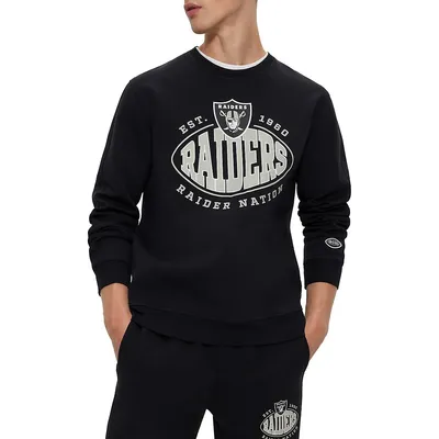 BOSS x NFL Collaborative Branding Cotton-Blend Sweatshirt