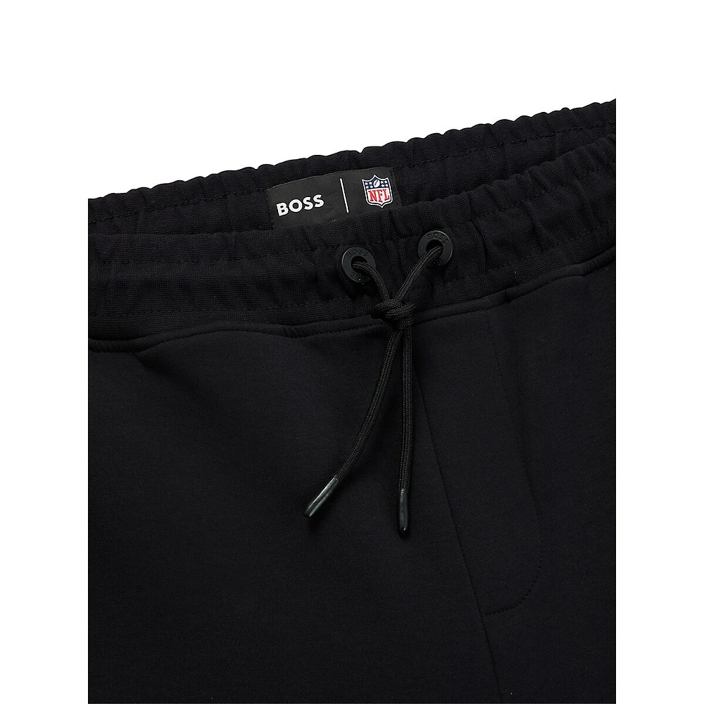 BOSS x NFL Collaborative Branding Cotton-Blend Tracksuit Pants