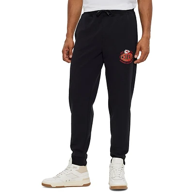 BOSS x NFL Collaborative Branding Cotton-Blend Tracksuit Pants