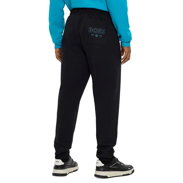 BOSS - BOSS x NFL cotton-blend tracksuit bottoms with collaborative branding