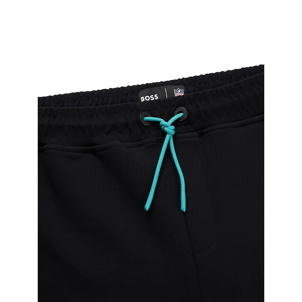 BOSS - BOSS x NFL cotton-blend tracksuit bottoms with