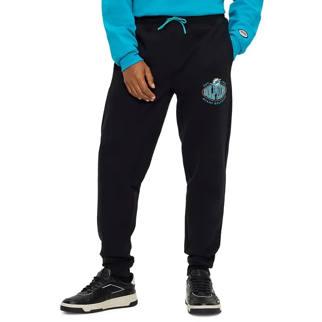 Boss x NFL Cotton-Blend Tracksuit Bottoms with Collaborative branding- Steelers | Men's Jogging Pants Size S