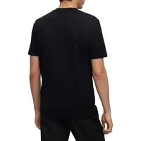 Cotton-Jersey T-Shirt With Degradé Logo