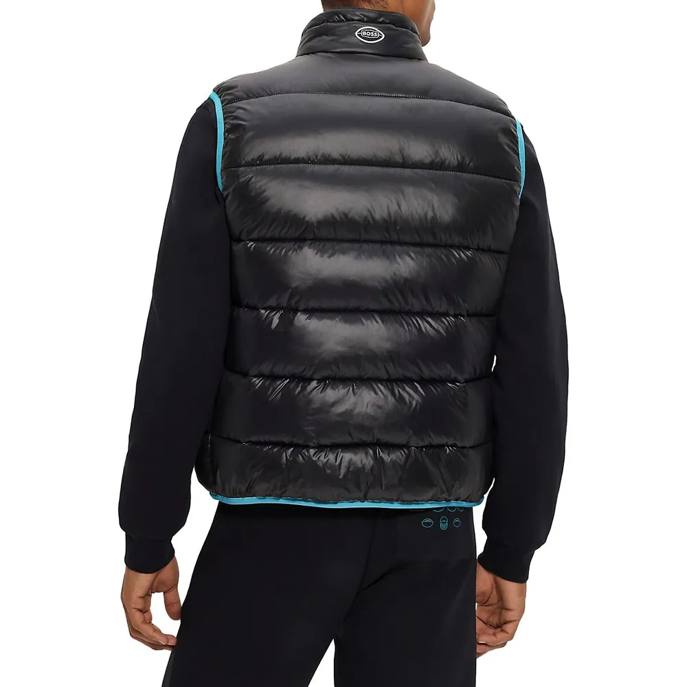 BOSS x NFL Collaborative Branding Water-Repellent Padded Vest
