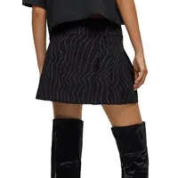 HUGO x Bella Poarch Pleated Mini Skirt