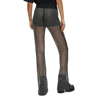 HUGO x Bella Poarch Embellished Mesh Bootcut Pants