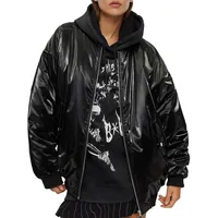 HUGO x Bella Poarch Puffy Gloss Bomber Jacket