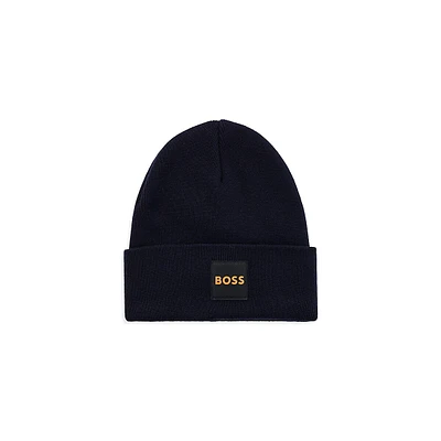 Double-Layer Toque With Logo Patch