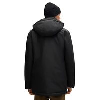 Relaxed-Fit Parka Water-Repellent Ottoman Fabric