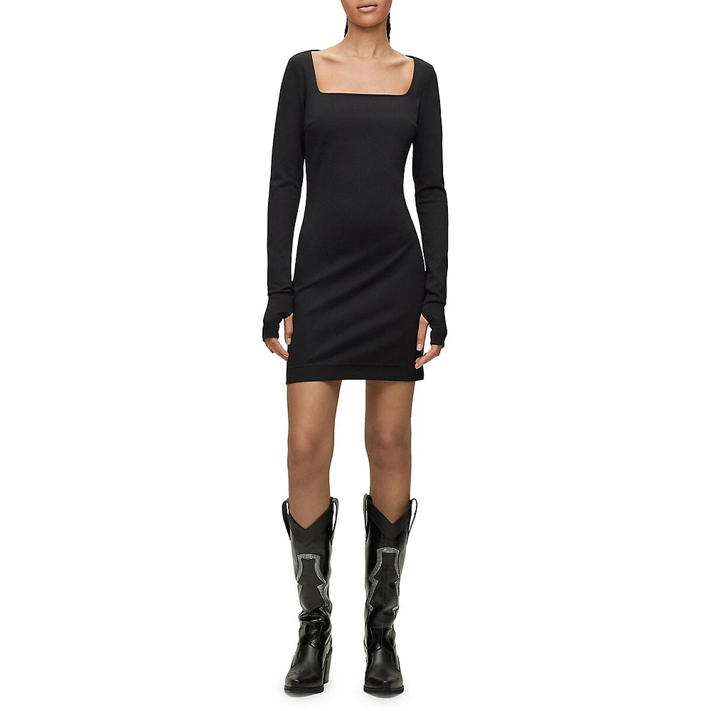 Slim-Fit Stretch Jersey Dress