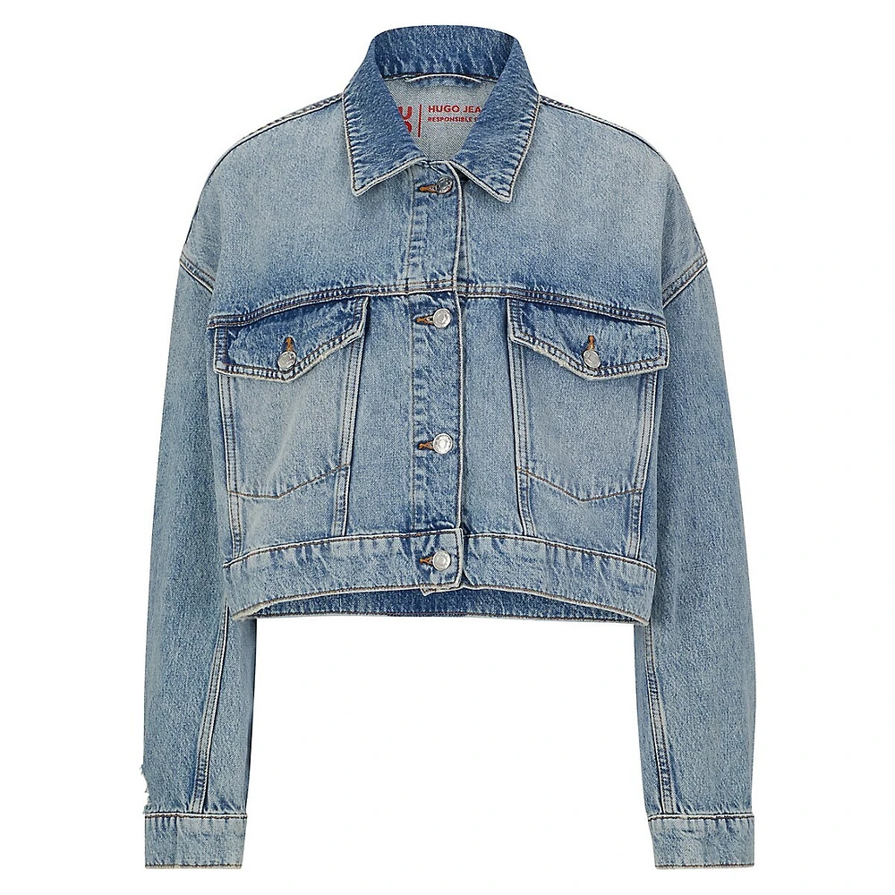 Cropped Denim Jacket