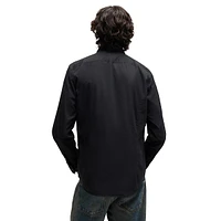 Slim-Fit Stretch-Canvas Shirt