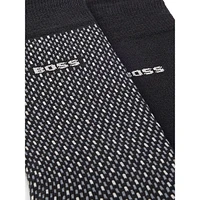 Men's Two-Pair Logo Crew Socks